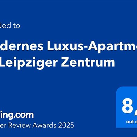 Modernes Luxus-Apartment Im Leipziger Zentrum Exterior foto