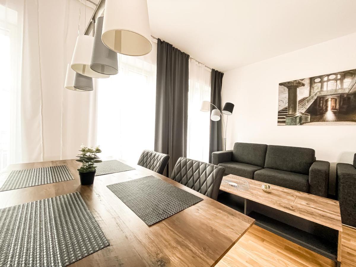 Modernes Luxus-Apartment Im Leipziger Zentrum Exterior foto